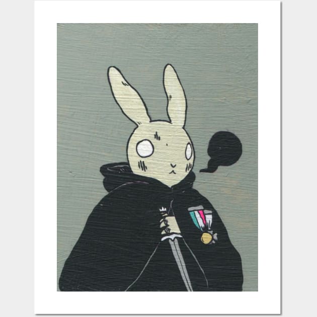 rabbit freemason Wall Art by Yurii